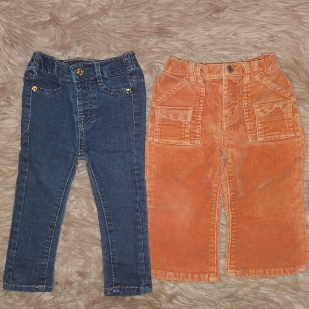7 for all mankind jeans & Gap corduroy pants